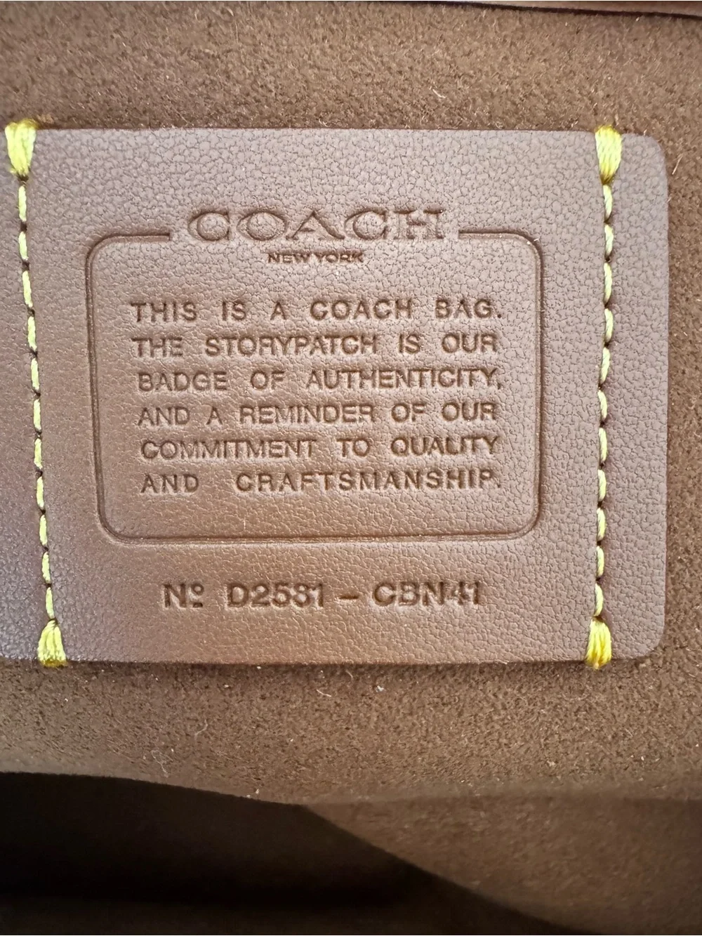 Coach Empire Carryall Bag 34 – Warm Brown Suede (CBN41)
